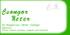 csongor meter business card